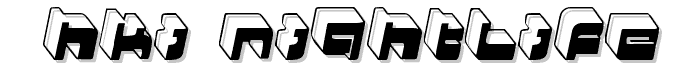 HKI Nightlife font